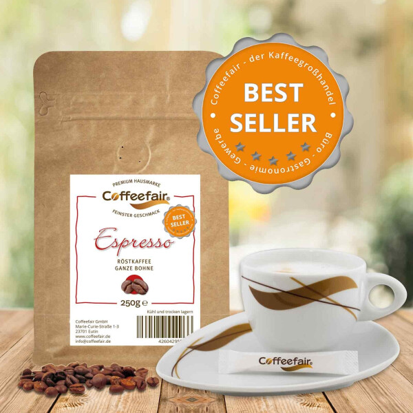 Coffeefair Espresso 250g Kaffeebohnen Barista Qualität, Bild 2