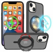 XCase MagSafe kompatible stoßfeste Hülle mit 360° Ständer (iPhone 13) Schwarz