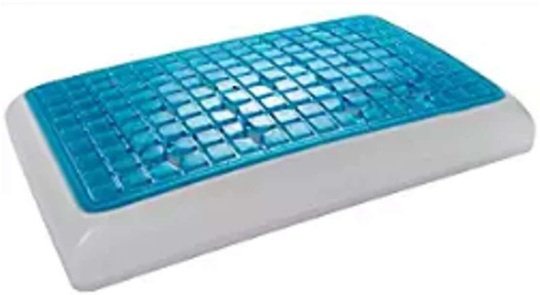 Technogel Deluxe Nackenkissen – Orthopädisch, Kühlend, Für Rücken- & Seitenschläfer, 9 Cm