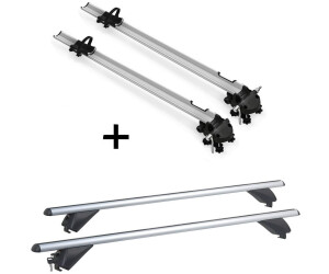 VDP 2x Bike Pro + Alu-Dachträger RB003 für Opel Crossland X ab 2017 (VDP_2MEN193547_VDP-R-003-120_OPEL3)