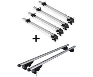 VDP 4x Bike Pro + Dachträger Rio 120 für VW Passat Variant 3B/B5 96-05 (VDP_4MEN193547_Rio_120_passat3b)