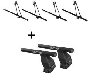 VDP 4x ORION + Dachträger Menabo Tema Stahl für Ford Focus II 2005-2010 (VDP_4ORION_MENSTAFIX501FP_15)