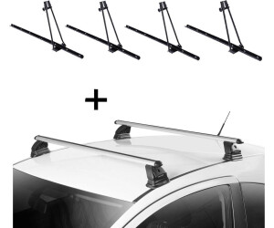 VDP 4x ORION + Dachträger EVO ALU für Mitsubishi Lancer 4-5T ab 2008 (VDP_4ORION_EVOALU209_MITS4)