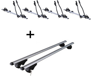 VDP 4x SAGITTAR + Dachträger Rio 120 für Chrysler für Jeep Cherokee KJ 01-'07 (VDP_4SAGITTAR_Rio_120_chryckj)