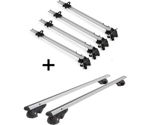 VDP 4x Bike Pro + Dachträger VDP004 L für Volvo V50 Kombi MW 2004-2012 (VDP_4MEN193547_AW2860032_v50)