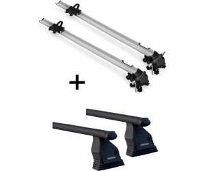 VDP 2x Bike Pro + Dachträger Menabo Tema Stahl für Ford Focus II 2005-2010 (VDP_2MEN193547_MENSTAFIX501FP_15)