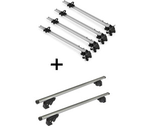 VDP 4x Bike Pro + Dachträger/Relingträger LION2 für Renault Kangoo Express ab 08 (VDP_4MEN193547_K39_LION2_RENAULT2)