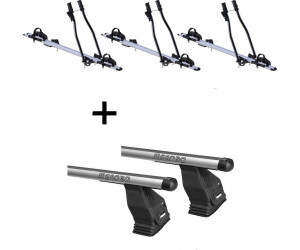VDP 3x SAGITTAR + Dachträger Menabo Tema für Peugeot 407 ab 2005 (VDP_3SAGITTAR_MENFIX502G_2)