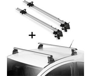 VDP 2x Bike Pro + Dachträger EVO ALU für Bmw Serie 5 GT 5T 2009-2017 (VDP_2MEN193547_EVOALU203_BMW17)