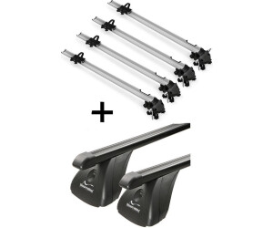 VDP 4x Bike Pro + Dachträger Stahl für Peugeot 807 5T 2002-2010 (VDP_4MEN193547_STA_304_d)