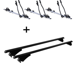 VDP 3x SAGITTAR + Dachträger Tiger Relingträger für Audi Q3 ab 18 (VDP_3SAGITTAR_MEN85900000_Q3)