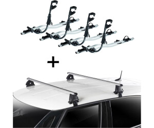 VDP 4x Fast Rider Alu + Dachträger EVO ALU für Peugeot 308 SW 5T ab 2016 (VDP_4AUR160659_EVOALU275_PEUG22)