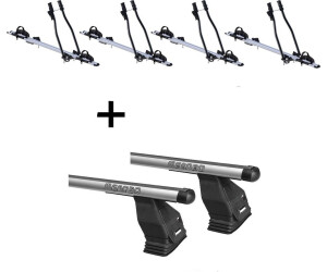 VDP 4xFahrradträger SAGITTAR + Dachträger Menabo Tema für BMW 1er E81 2008-2011 (VDP_4SAGITTAR_MENFIX501FP_1)