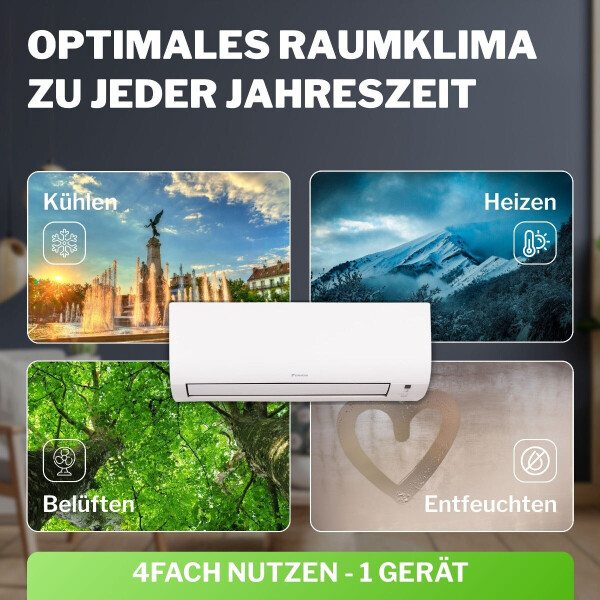 Daikin Comfora Klimaanlage Wandgerät FTXP25N9 WiFi 2,5 kW, Bild 3