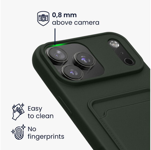 kwmobile SmartphoneHülle Hülle für Apple iPhone 17 Pro Max Handyhülle mit Fach für Karten Handy Cover Case, Bild 3