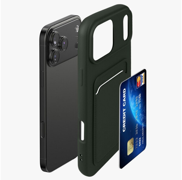 kwmobile SmartphoneHülle Hülle für Apple iPhone 17 Pro Max Handyhülle mit Fach für Karten Handy Cover Case, Bild 5