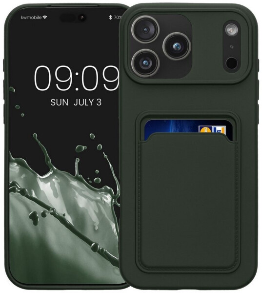 kwmobile SmartphoneHülle Hülle für Apple iPhone 17 Pro Max Handyhülle mit Fach für Karten Handy Cover Case, Bild 8