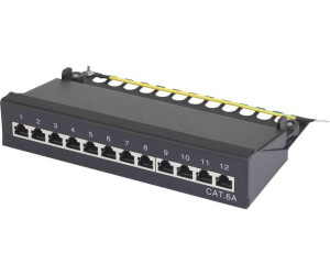 Renkforce 12 Port Netzwerk-Patchbox CAT 6a 1 HE Bestückt (RF-3353154)