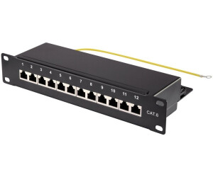 Renkforce Netzwerk-Patchpanel 254 mm (10) CAT 6 1 HE Bestückt (RF-4533992)