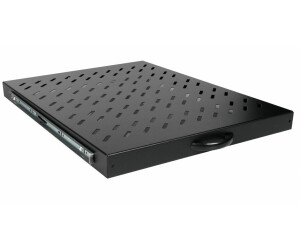 Equip Fachboden variabel 19" für Serverschränke 1U 80cm sw 0,8 m (EZVS-19-1-80-B)