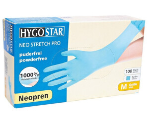 Franz Mensch HYGOSTAR 261001 – Guanti In Nitrile Safe Super Stretch XL – Estrema Elasticità, Senza Polvere