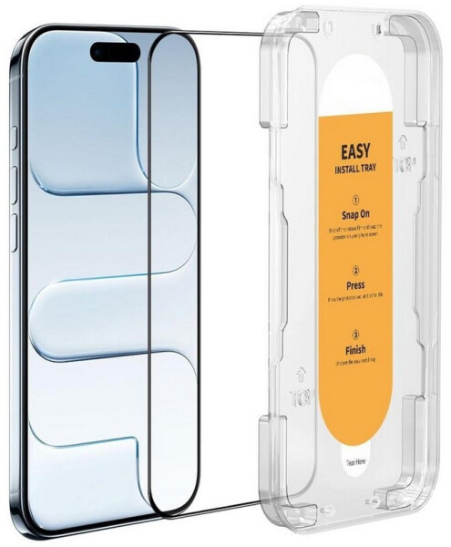 Wigento Hülle iPhone 17 Air 3D Premium 9H Glas einfache Installation Ausrichtung