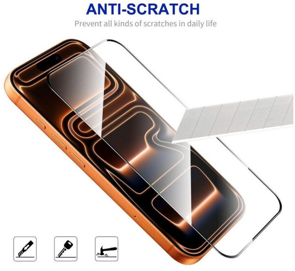 Wigento Hülle iPhone 17 Pro Max 3D Premium 9H Glas Easy Install, Bild 4