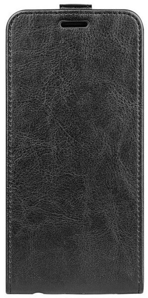 Wigento Lederhülle iPhone 17 Pro Max Vertikal Flip Schwarz Kartenfach, Bild 3