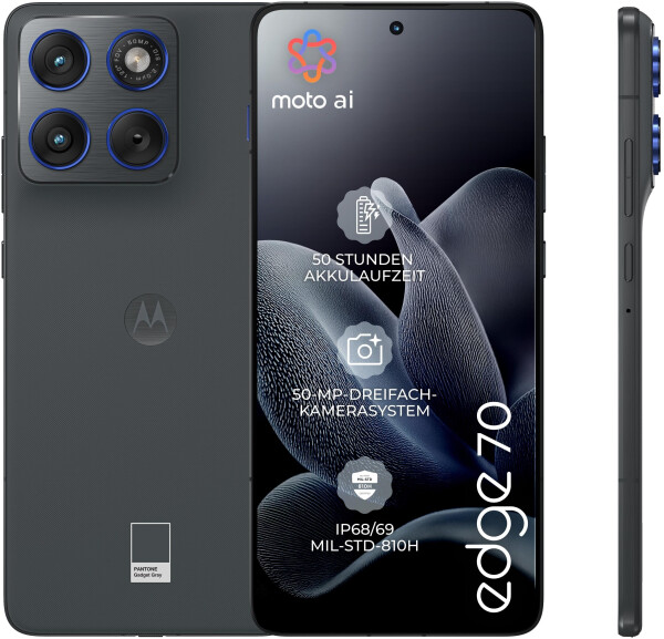 Motorola Edge 70 512GB Gadget Grey, Bild 11