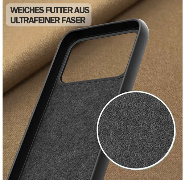Betterfon Hülle für Apple iPhone 17 Pro Max Handyhülle Back Cover Silikon Case Bumper in Schwarz, Bild 4
