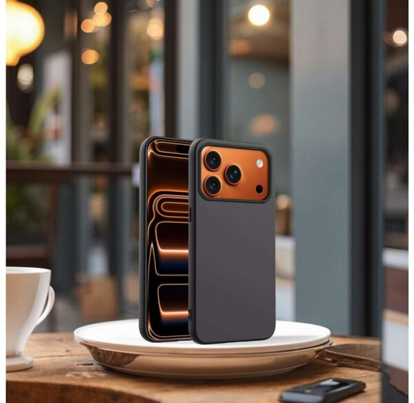 Betterfon Hülle für Apple iPhone 17 Pro Max Handyhülle Back Cover Silikon Case Bumper in Schwarz, Bild 8