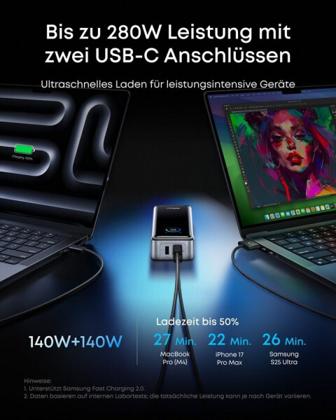 Anker Prime Powerbank (26K, 300W), Bild 3