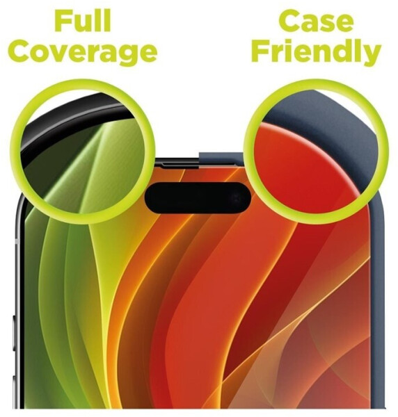 Mobile Origin Screen Guard With Easy Applicator case friendly 2 Pack iPhone 17 Pro, Bild 10