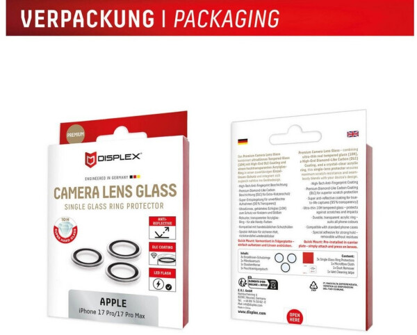 Displex CamGlass Single Lens iPhone 17 Pro/17 Pro Max, Bild 4