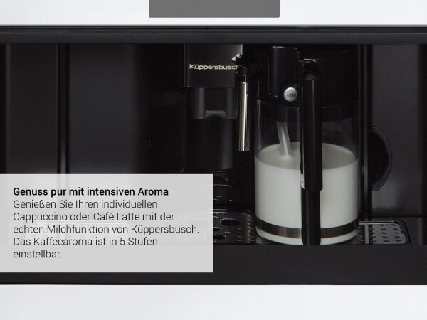 Küppersbusch Einbau-Kaffeevollautomat CKV6800 S1 schwarz/edelstahl, Bild 2