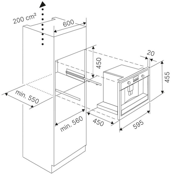 Küppersbusch Einbau-Kaffeevollautomat CKV6800 S1 schwarz/edelstahl, Bild 3