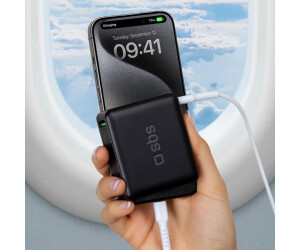 Power Bank 20000 MAh 65W SBS NanoTube HD - Compact, Charge Rapide PD/AFC, Double Port USB-C Et USB-A