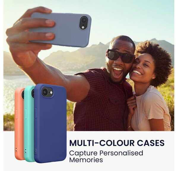 kwmobile Hülle kompatibel mit Apple iPhone 16e Hülle weiches TPU Silikon Case Cover geeignet für kabelloses Laden Lavendelgrau matt, Bild 3