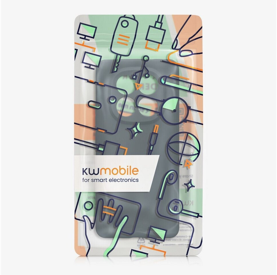 Kwnobile Handyhülle Für Xiaomi Mi Note 10 / Note 10 Pro – Weiches Silikon-Case In Schwarz, Rutschfest & Mit Erhöhtem Rand