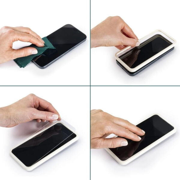 Hama Handy-Schutzglas Clear Protect für Apple iPhone 17 Pro Max, Montagehilfe, Bild 11