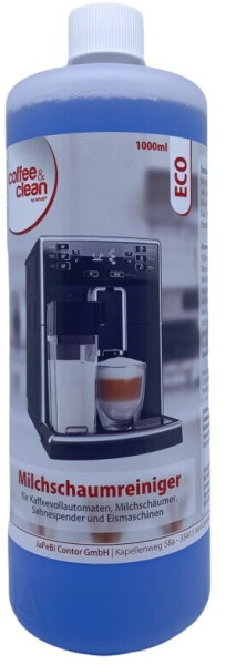 JaPeBi 1L Milchschaumreiniger Coffee&Clean by ECO Rundflasche incl. Dosierhilfe