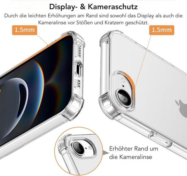 AVANA Handyhülle für Apple iPhone 16e Hülle Schutzhülle Transparent, Bild 2