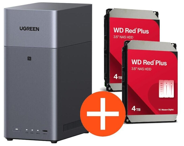 Ugreen NASync DH2300 2x4TB ab 548,58 € | Preisvergleich bei idealo.de