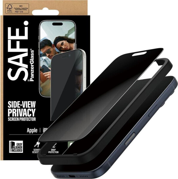 PanzerGlass SAFE. by PanzerGlass Privacy Screen Protector iPhone 17 Pro | Ultra-Wide Fit w. EasyAligner, Bild 9