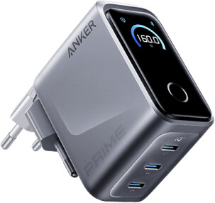 Anker Prime Ladegerät (160W, 3 Ports, GaNPrime)