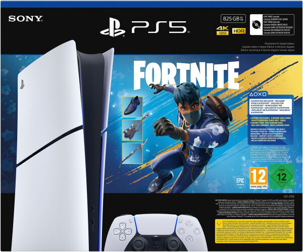 Sony PlayStation 5 Slim (PS5 Slim) Digital Edition 825GB Fortnite Erblühendes-Chaos-Bundle, Bild 3