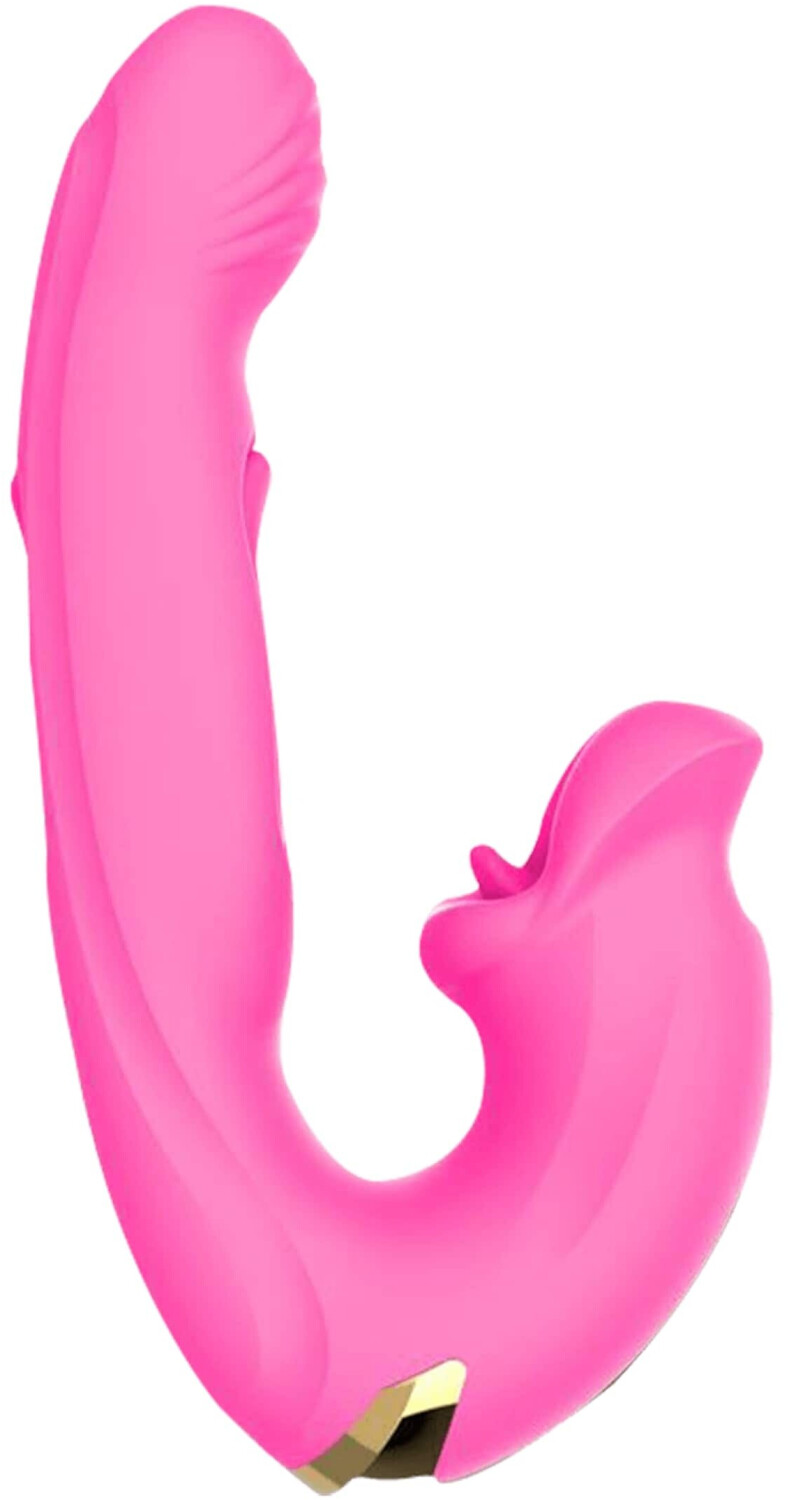schwarze unterwäsche sexy Intoyou Doppel Vibrator mit App Steuerung 19 cm Pink ab 44.9 €