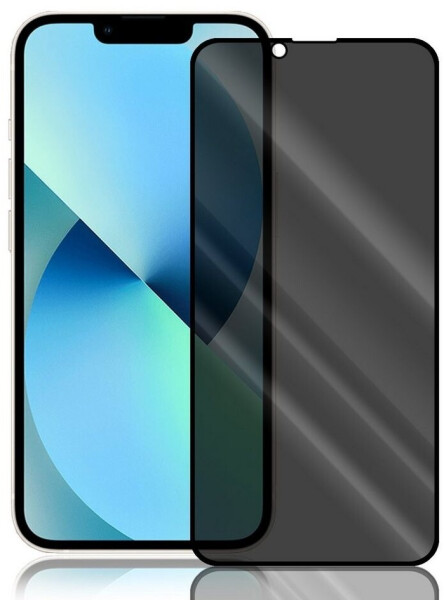 Numerva Schutzfolie Panzer Folie für Apple iPhone 13 Mini Echt Glas Folie, (1x Schutzfolie 2x Reinigungstücher), Anti Spy