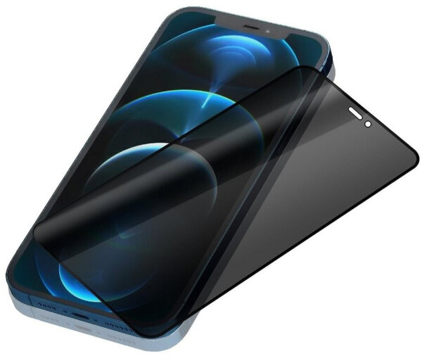 Numerva Schutzfolie Panzer Folie für Apple iPhone XS Max Echt Glas Folie, (1x Schutzfolie 2x Reinigungstücher), Anti Spy, Bild 3