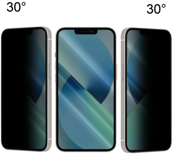 Numerva Schutzfolie Panzer Folie für Apple iPhone XS Max Echt Glas Folie, (1x Schutzfolie 2x Reinigungstücher), Anti Spy, Bild 6